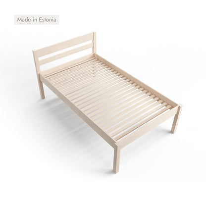 Seniorisängyt korkealla päädyllä 120x200 sälepohjan kanssa